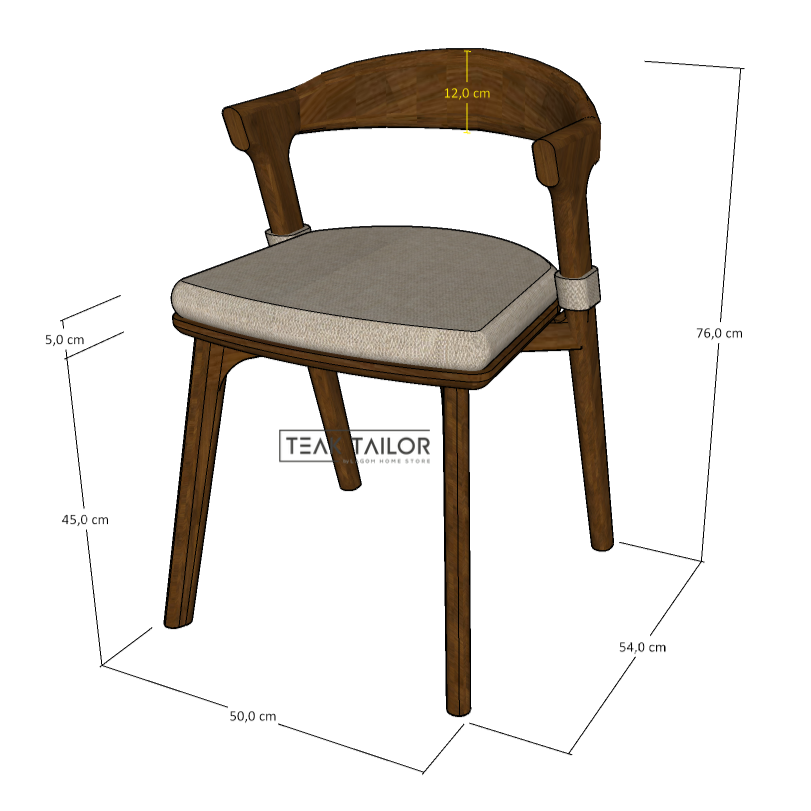 Exclusive Teak Wood Dining Set with 3 Chairs and 1 Bench