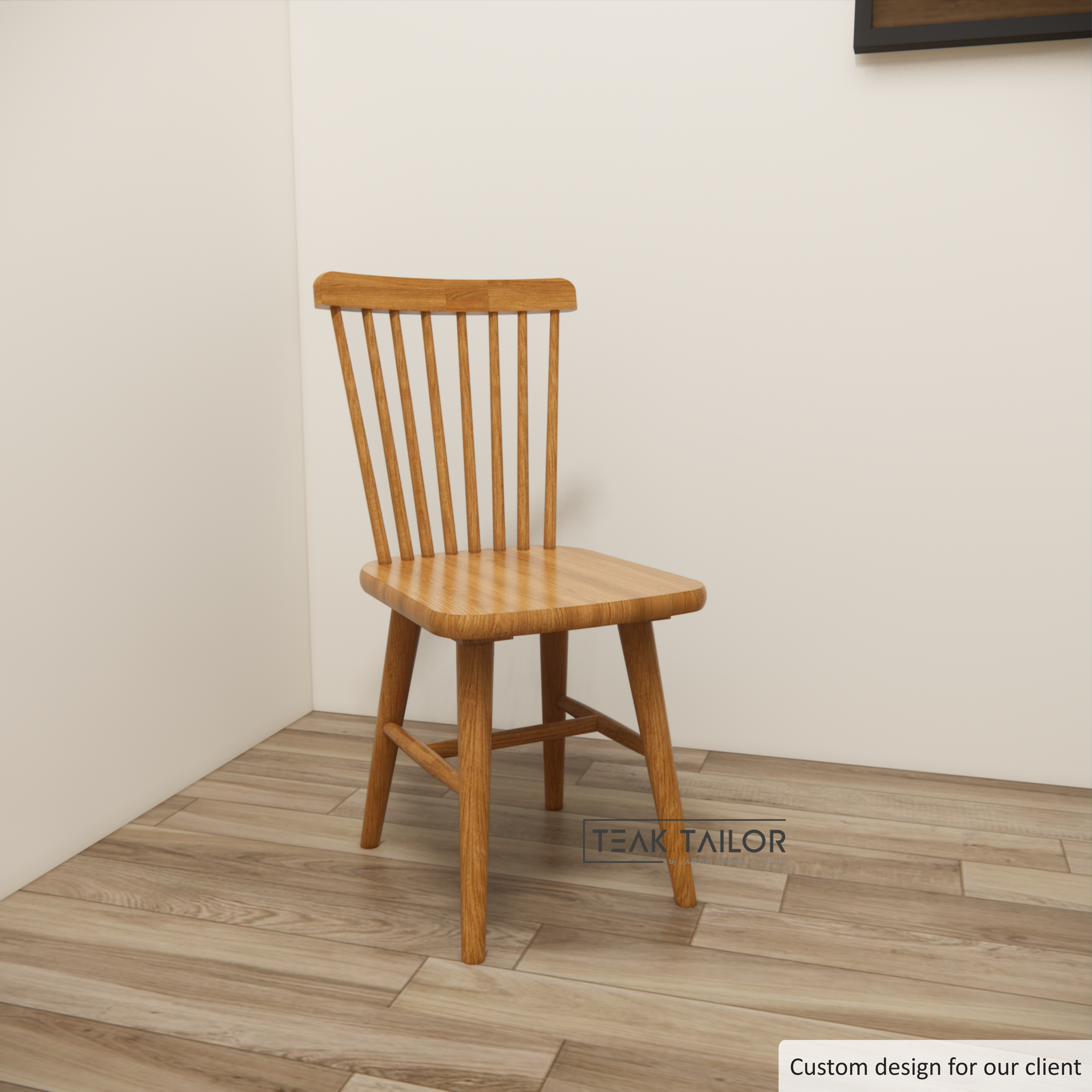 Minimalist Teak Dining Chair