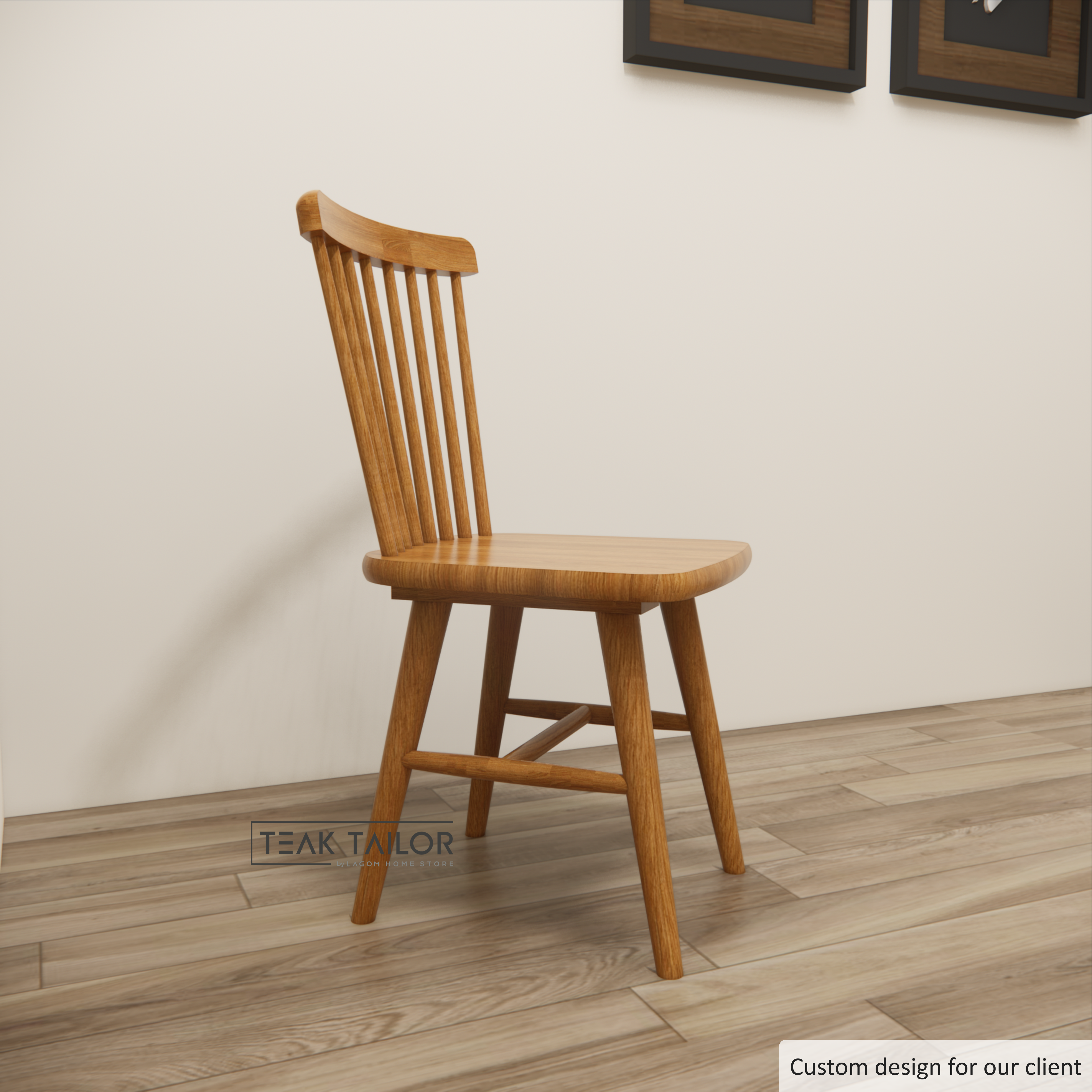 Minimalist Teak Dining Chair
