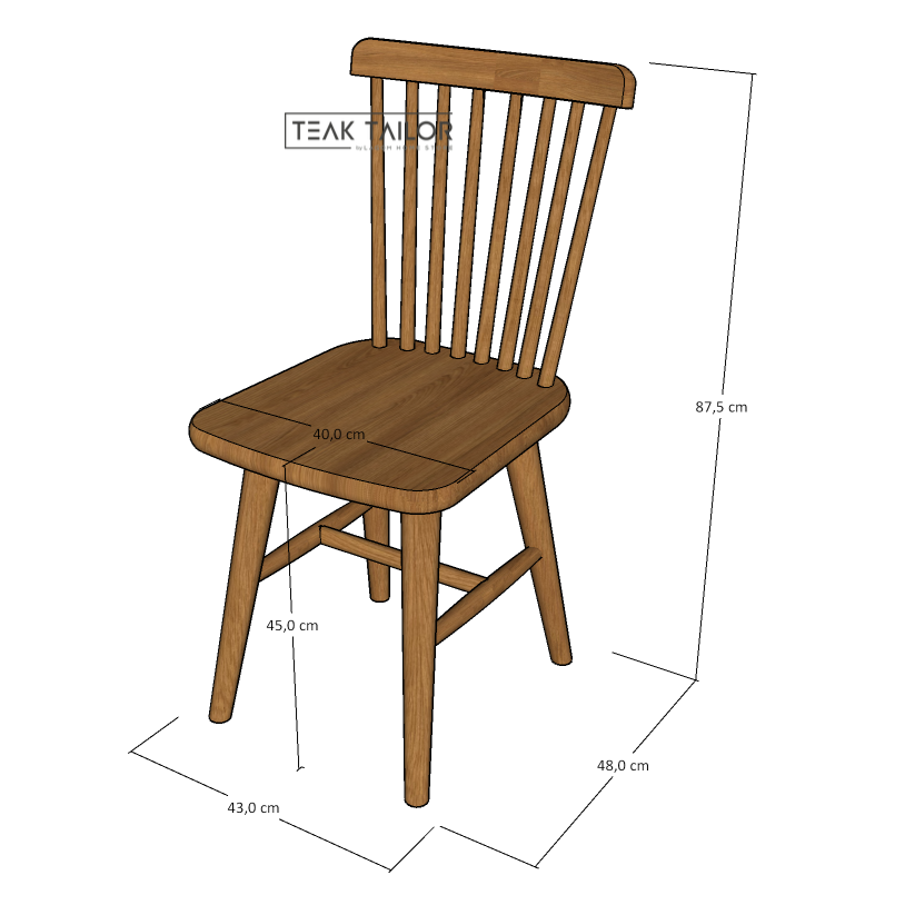 Minimalist Teak Dining Chair