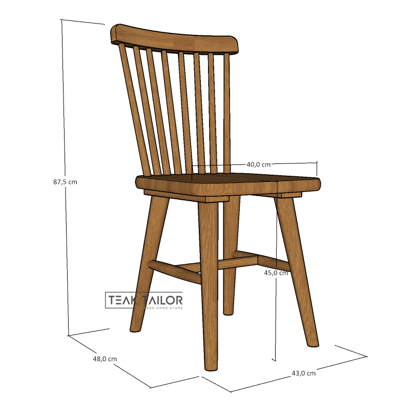Minimalist Teak Dining Chair