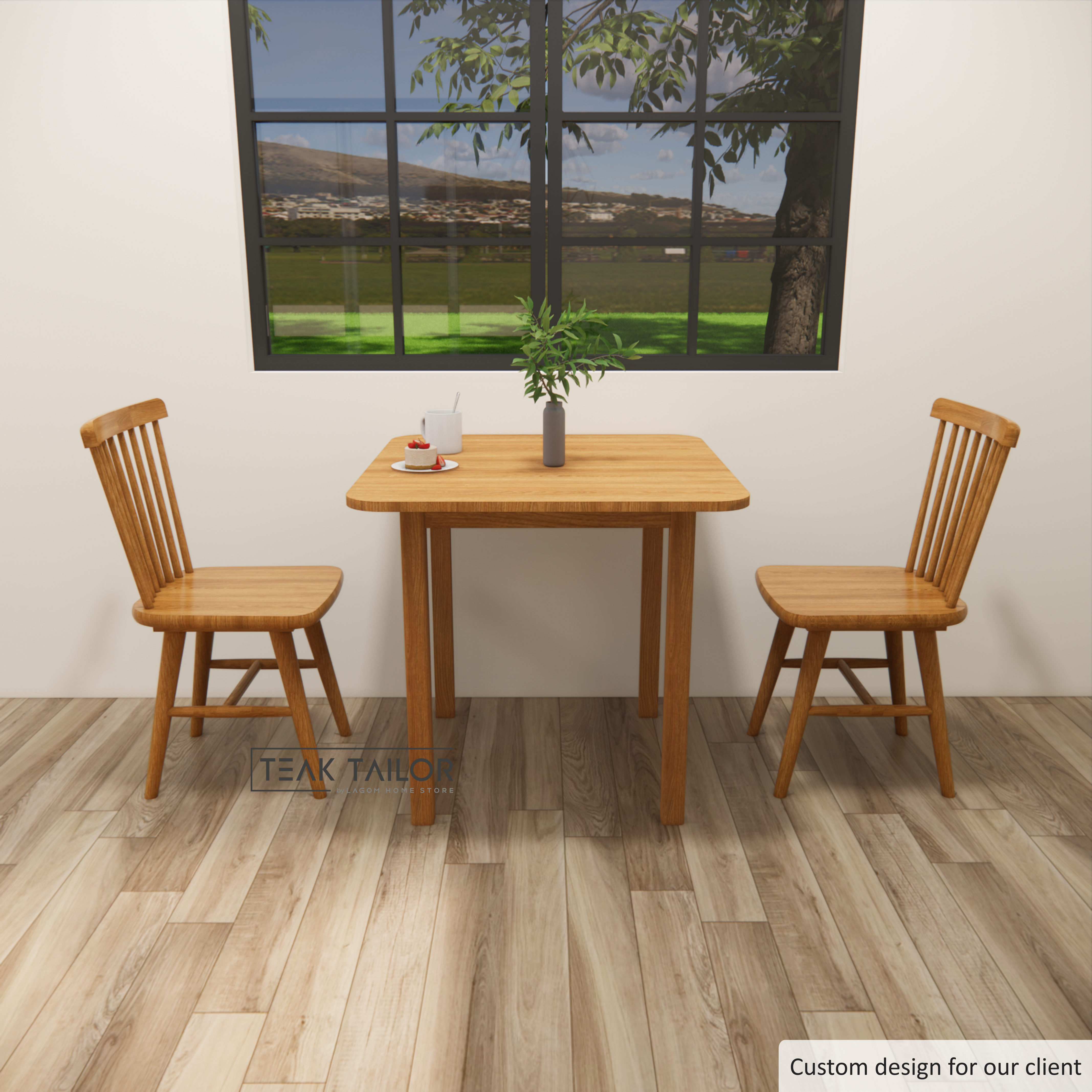Minimalist Teak Dining Chair