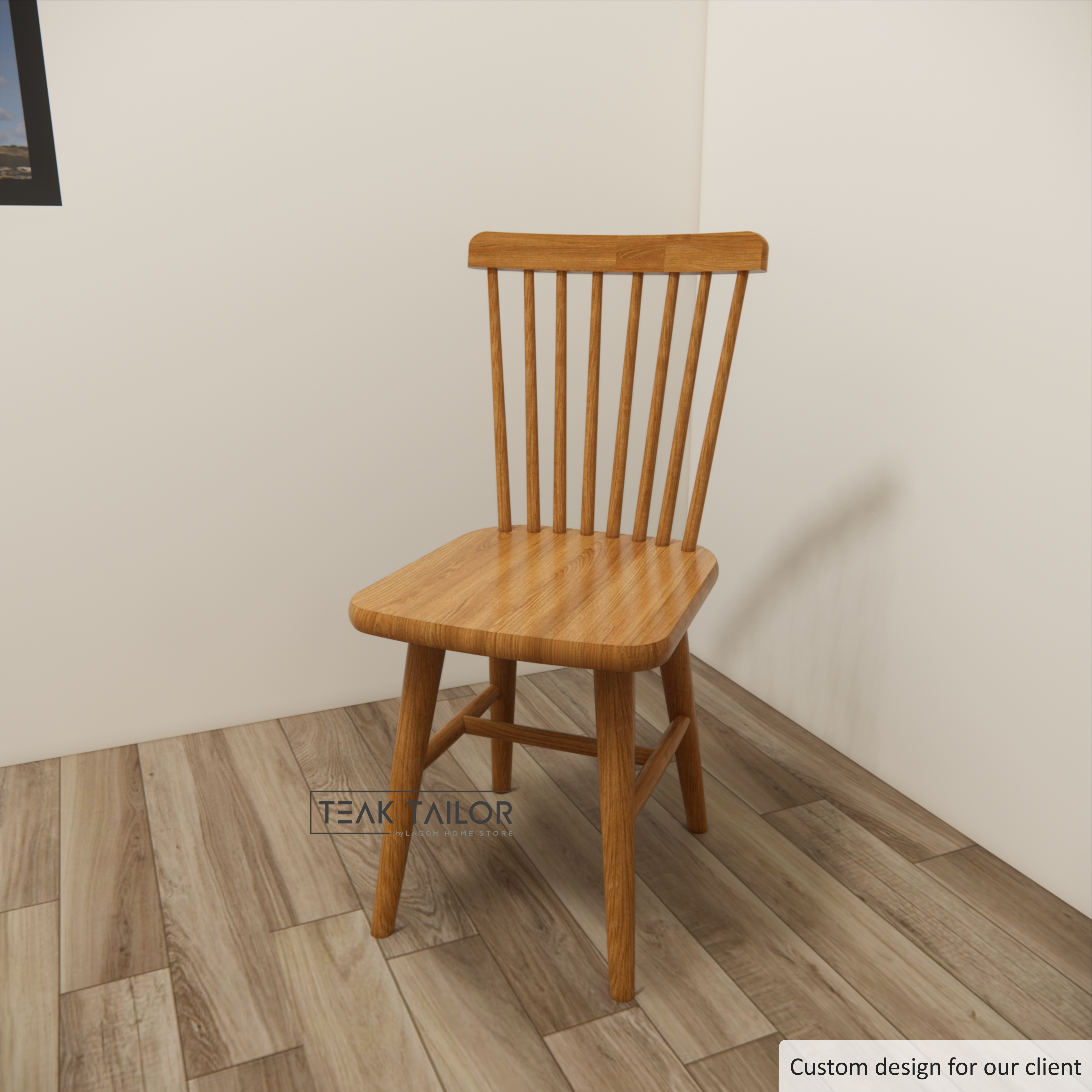 Minimalist Teak Dining Chair