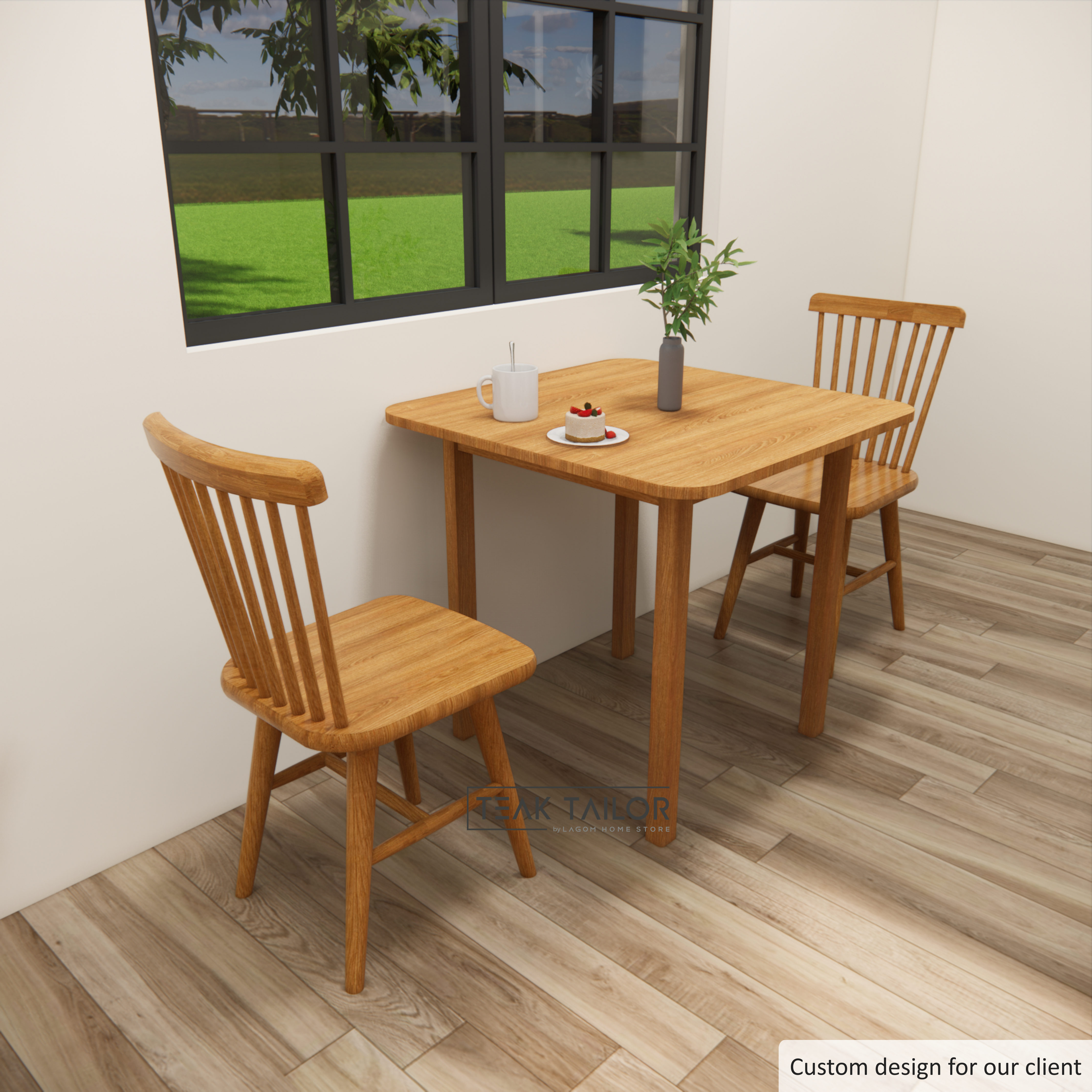 Minimalist Teak Dining Chair